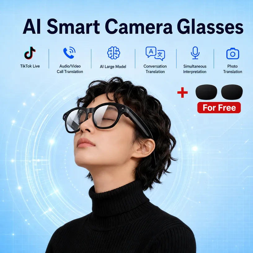 AI 스마트 슈팅 글래스, Douyin TK 라이브 스 - Audio Music Online Free 리뷰 및 가격