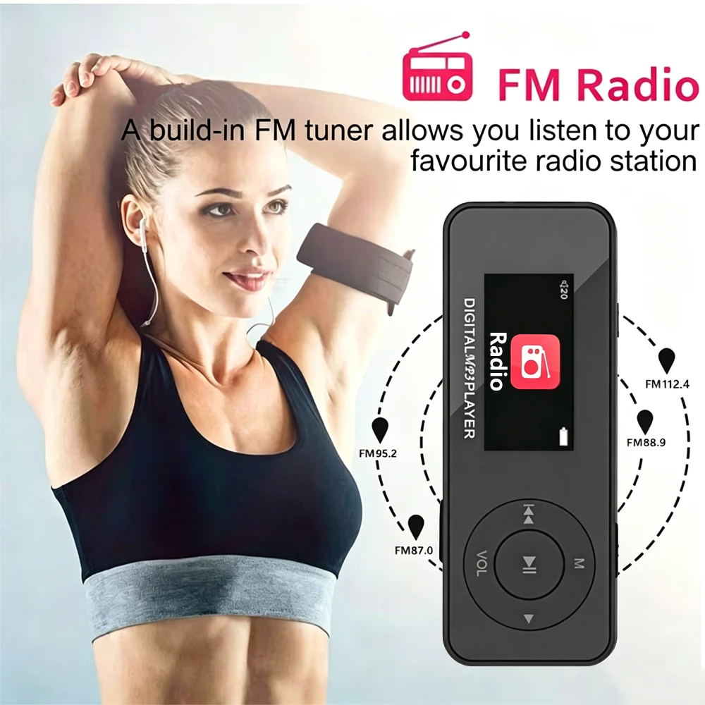 KEBIDU 휴대용 MP3 플레이어 블루투스 스포츠 워 - Audio Music Recorder 리뷰 및 가격