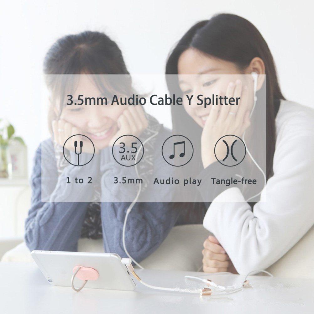 듀얼 3.5mm 오디오 라인 분배 케이블, 헤드폰 및  - Audio Music Online Free 리뷰 및 가격