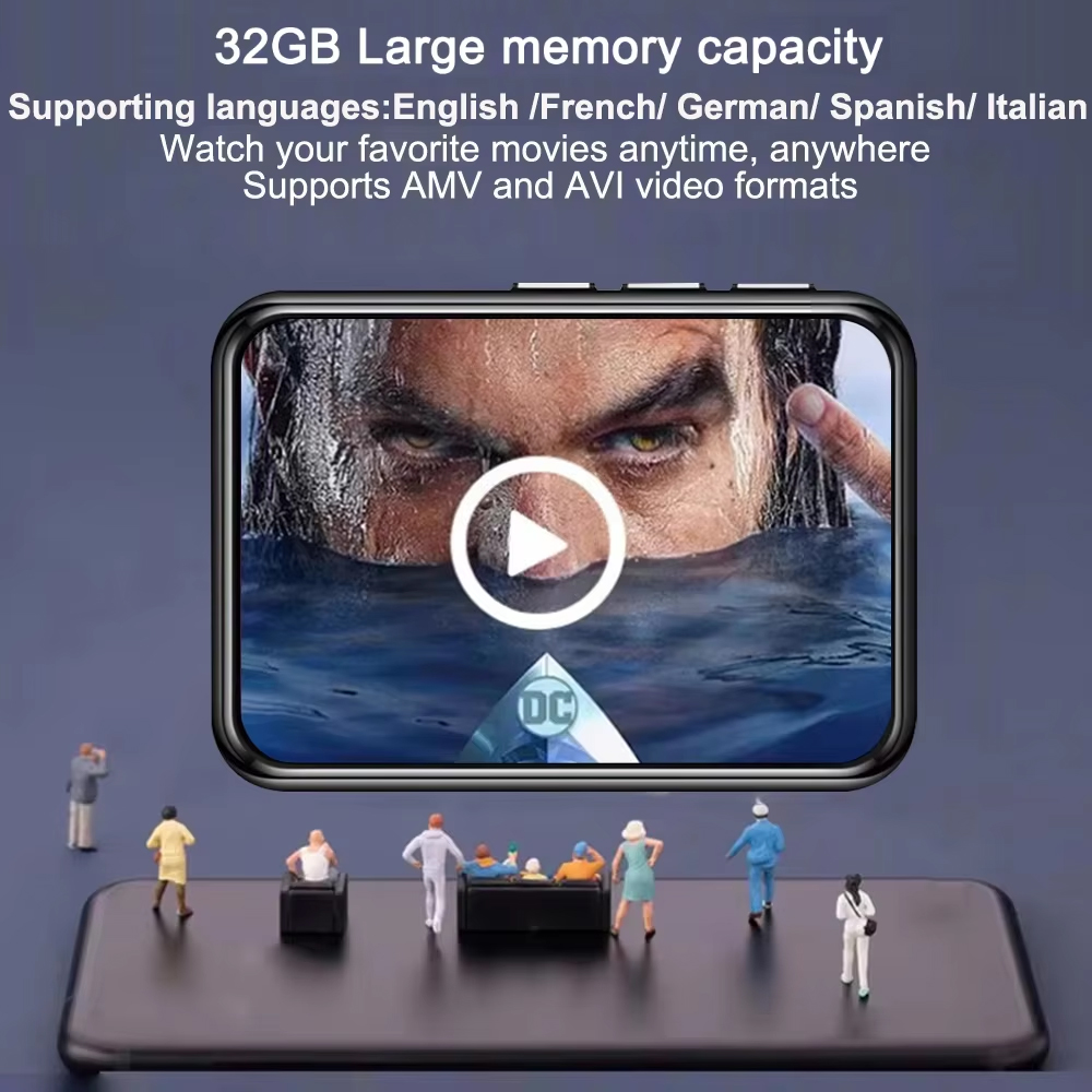 128GB 2.4 인치 터치 스크린 블루투스 5.4 M - Audio Music Recorder 리뷰 및 가격
