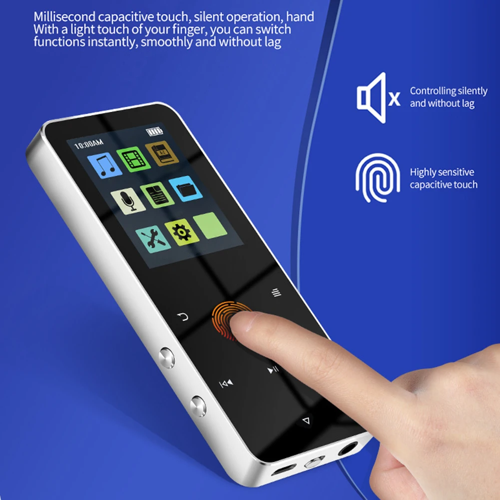 1.8인치 TFT MP3 플레이어 터치스크린 블루투스  - Audio Music Recorder 리뷰 및 가격