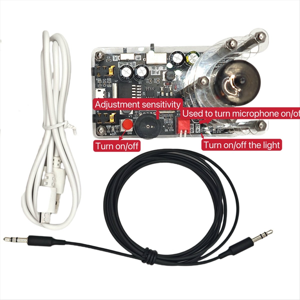 DTC5 새로운 USB 5V 음악 스펙트럼 조명, 6E - Audio Music Youtube 리뷰 및 가격