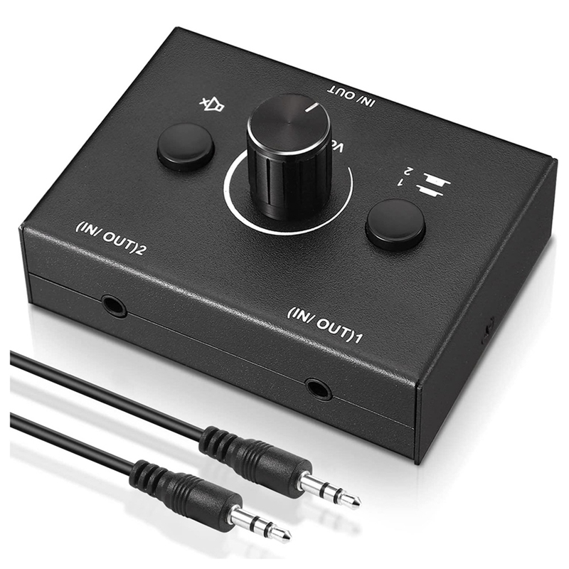 3.5mm 오디오 스위처, 2 입력 1 출력/1 입력  - Audio & Music Settings Xbox One 리뷰 및 가격