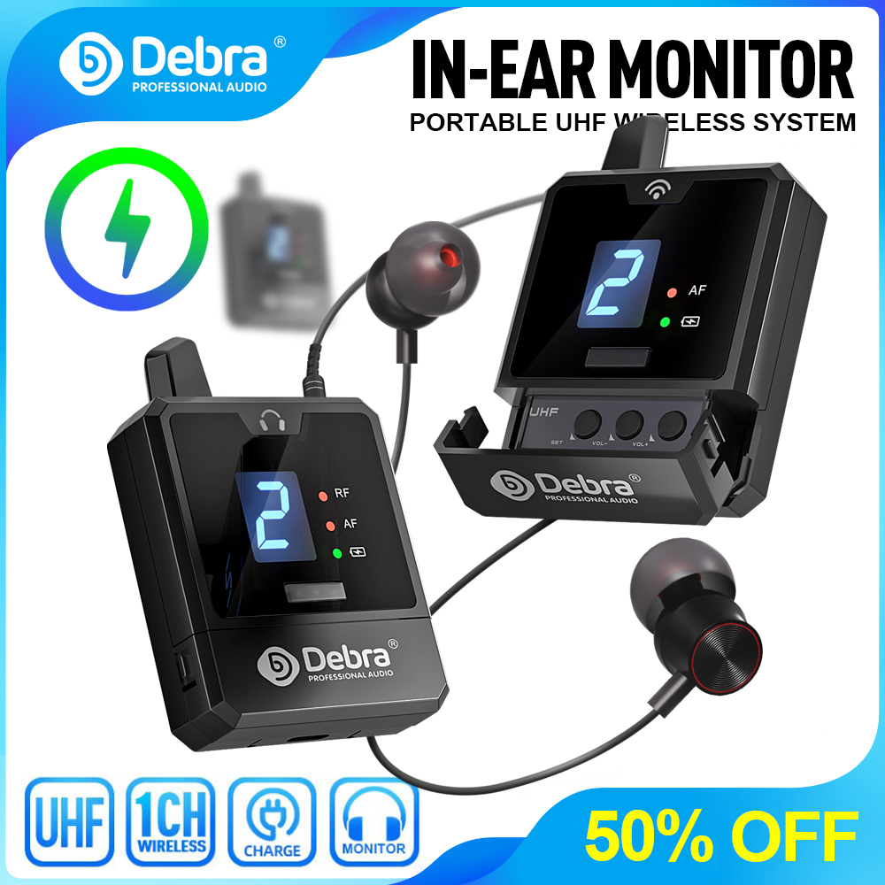 데브라 UHF IEM 무선 인이어 모니터 시스템 오디오 - Audio Music Recorder 리뷰 및 가격