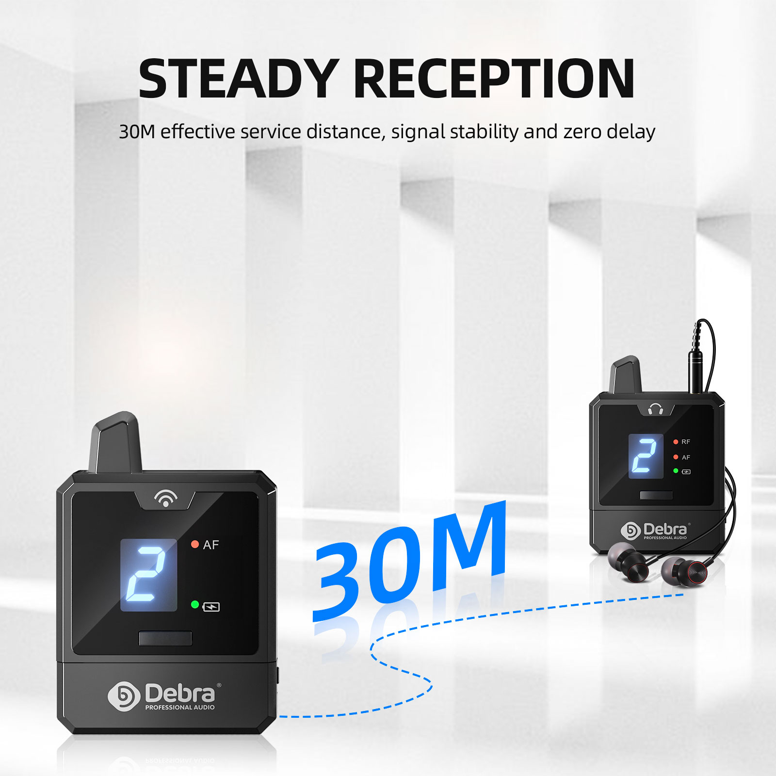 데브라 UHF IEM 무선 인이어 모니터 시스템 오디오 - Audio Music Recorder 리뷰 및 가격